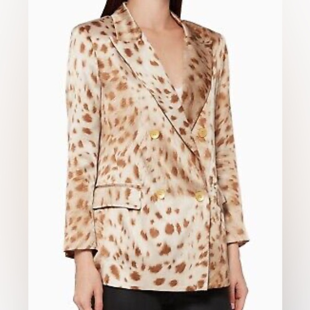 L’Agence Taryn Silk Blazer